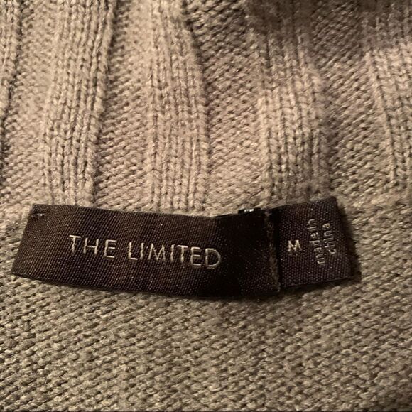 “The Limited”Sweater Cowl Neckline  Light Chocolate Brown size M - Picture 7 of 8